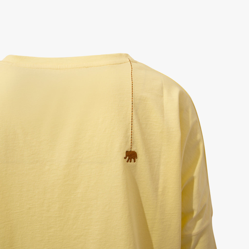 3/4 V-Boxyshirt | gelb