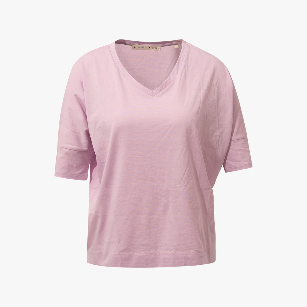 3/4 V-Boxyshirt | lila