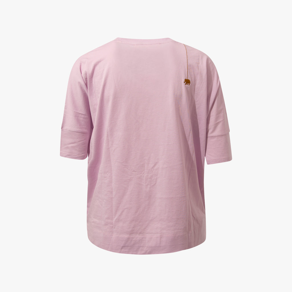 3/4 V-Boxyshirt | lila