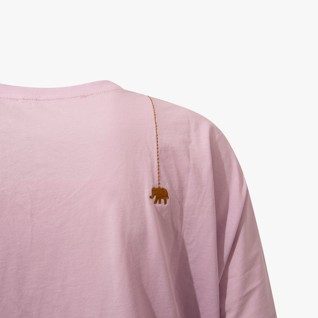 3/4 V-Boxyshirt | lila
