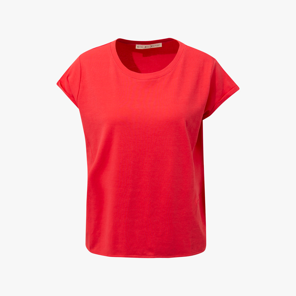 1/2 RH-Shirt Kellerfalte | erdbeer