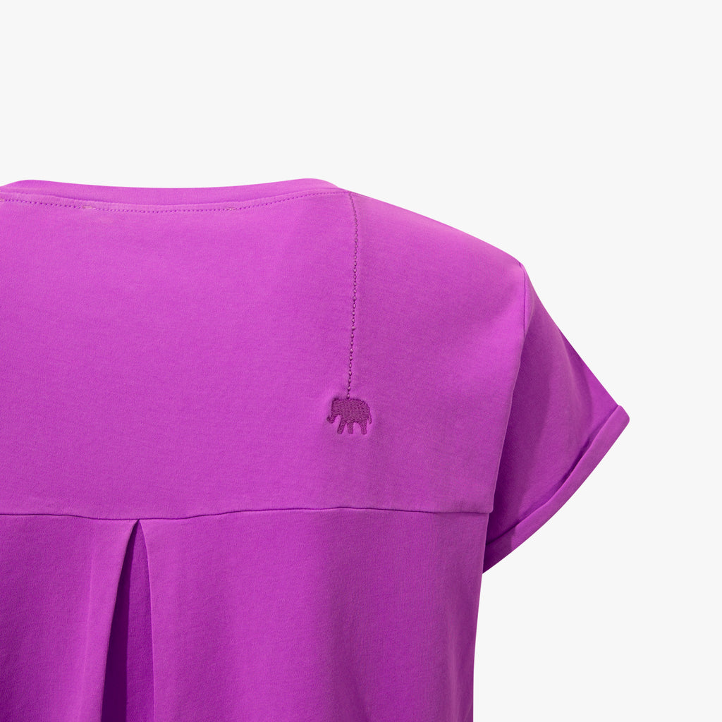 1/2 RH-Shirt Kellerfalte | violett