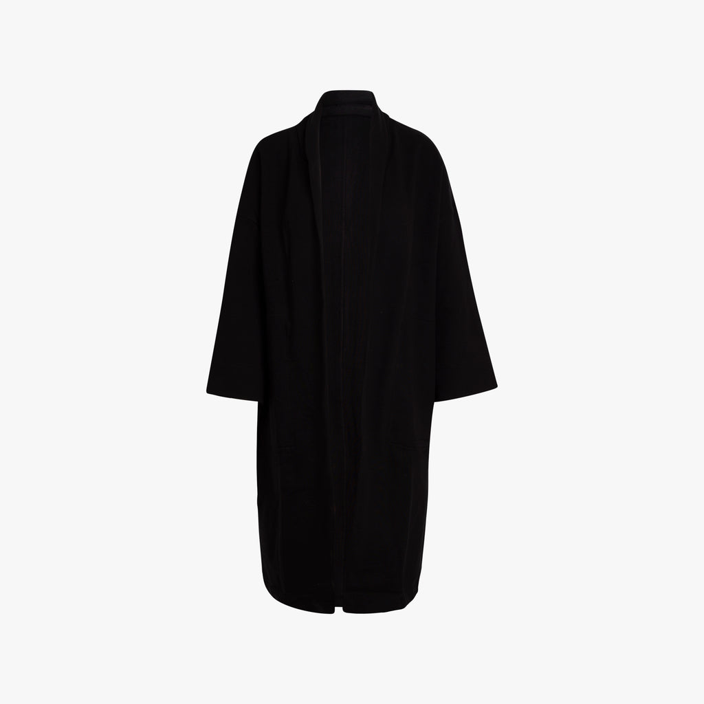 Jerseymantel | schwarz