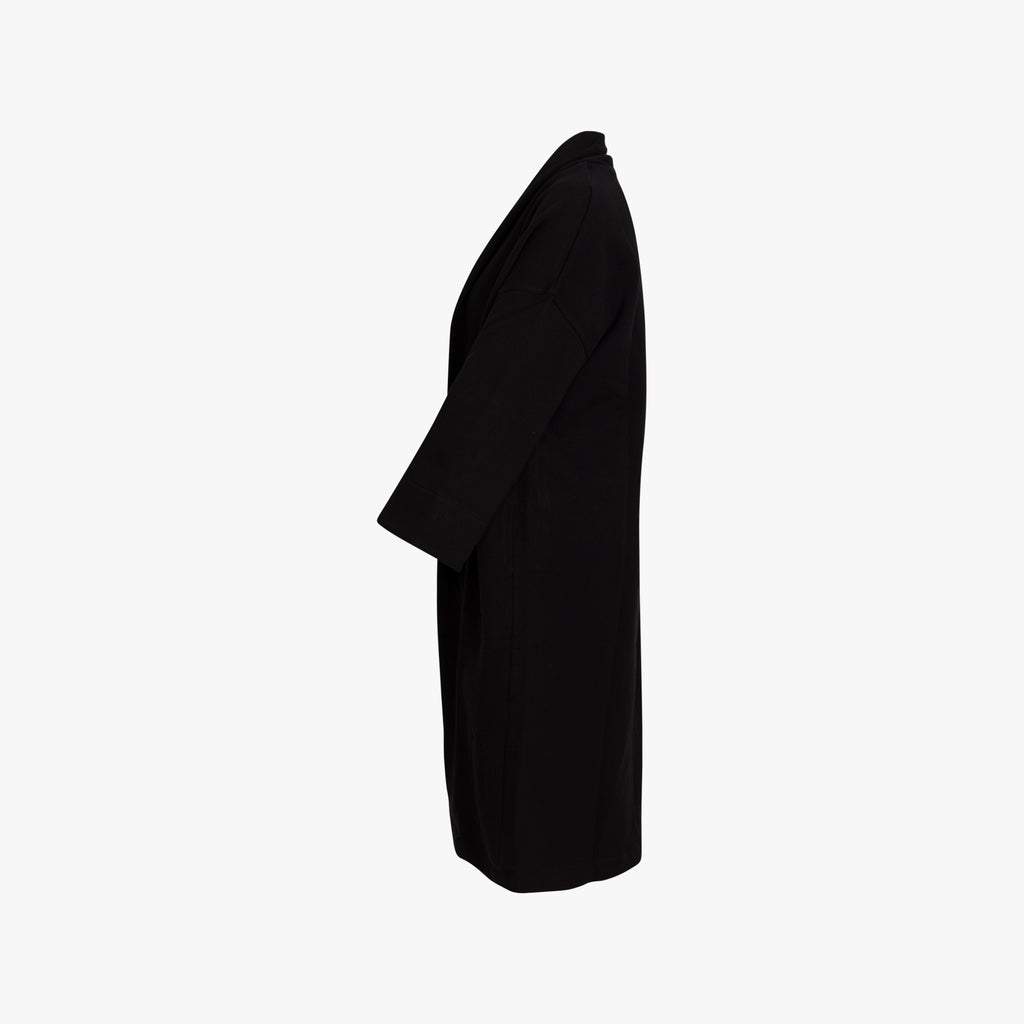 Jerseymantel | schwarz