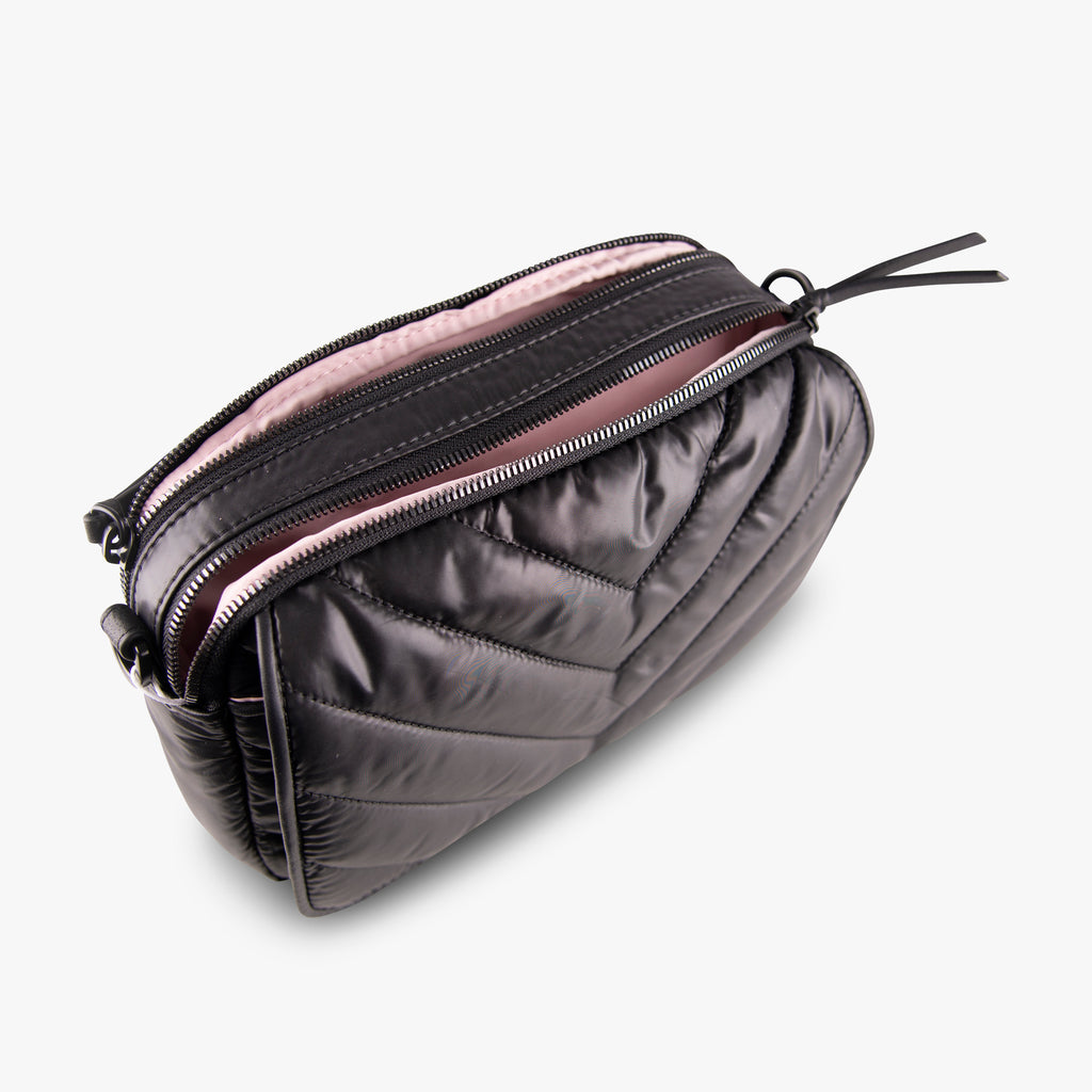 Cross Body Flap Bag | schwarz