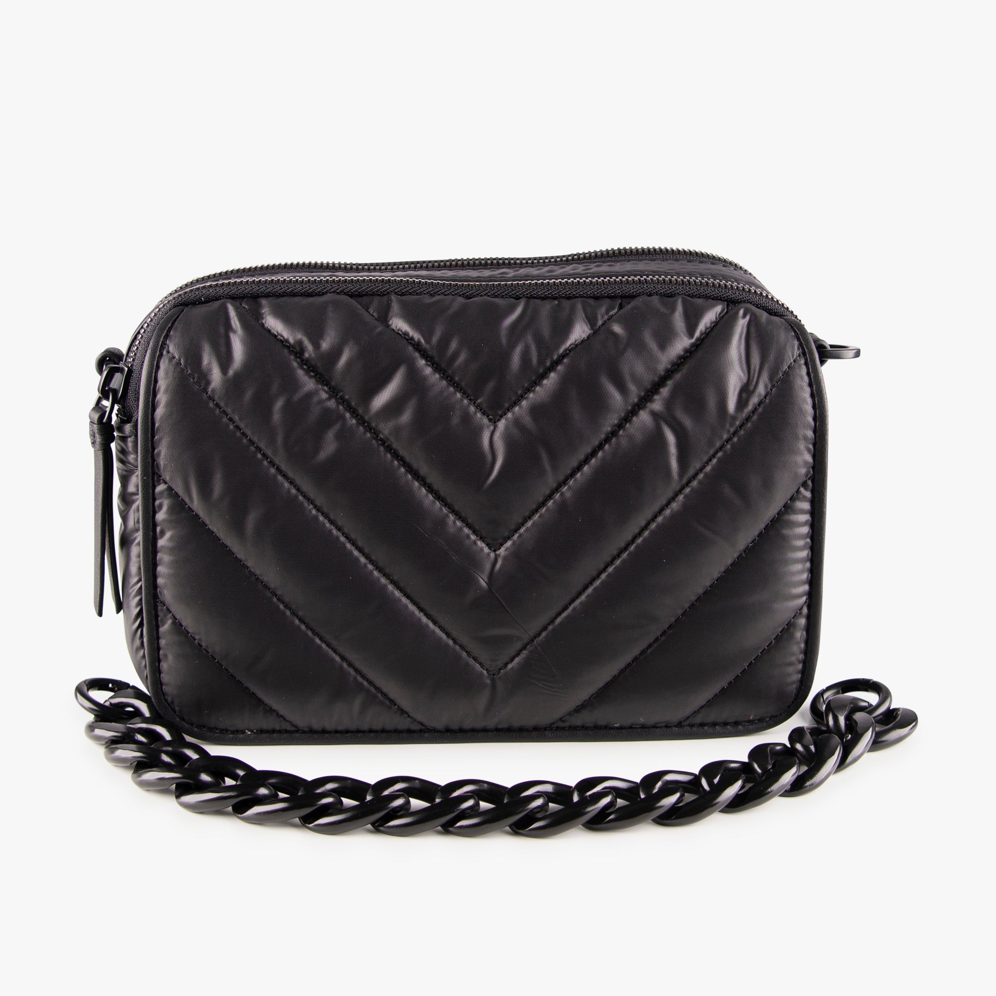 Cross Body Flap Bag | schwarz