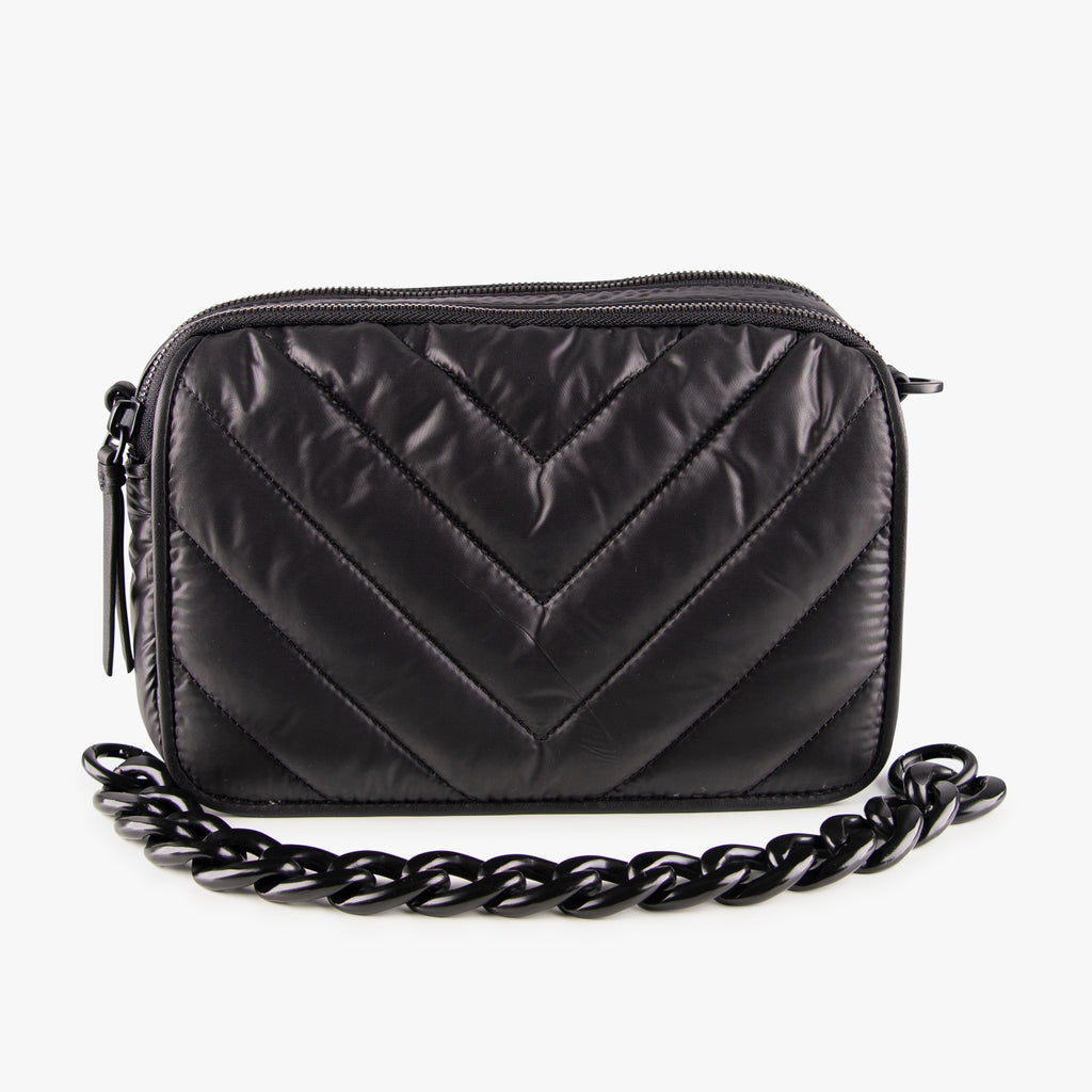 Cross Body Flap Bag | schwarz