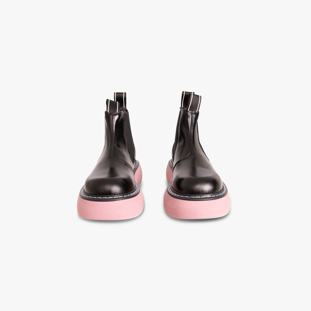 Chelseaboot Kontrastsohle | pink