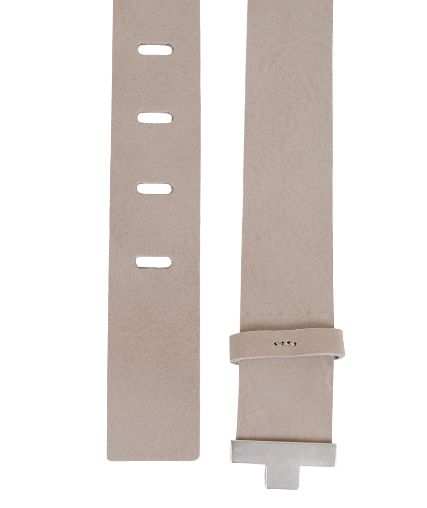 Ledergürtel Chaste 4cm | stone