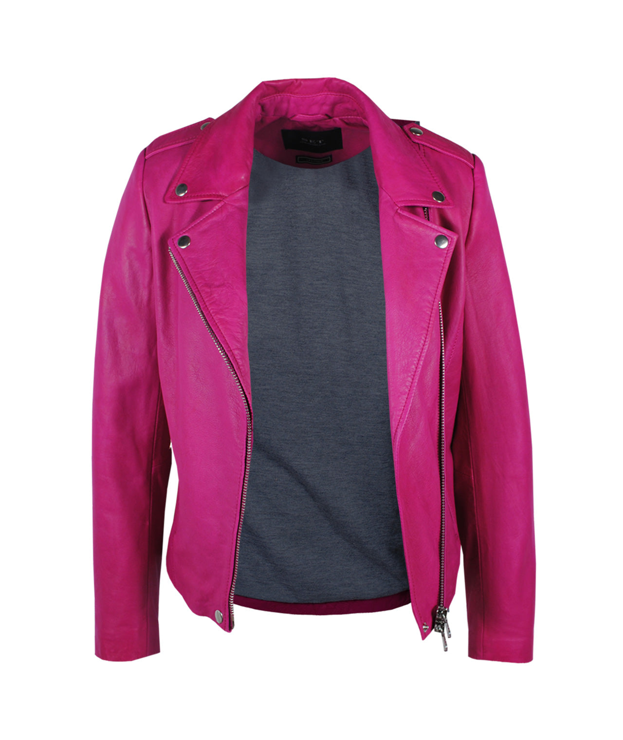Lederjacke Tyler | fuchsia
