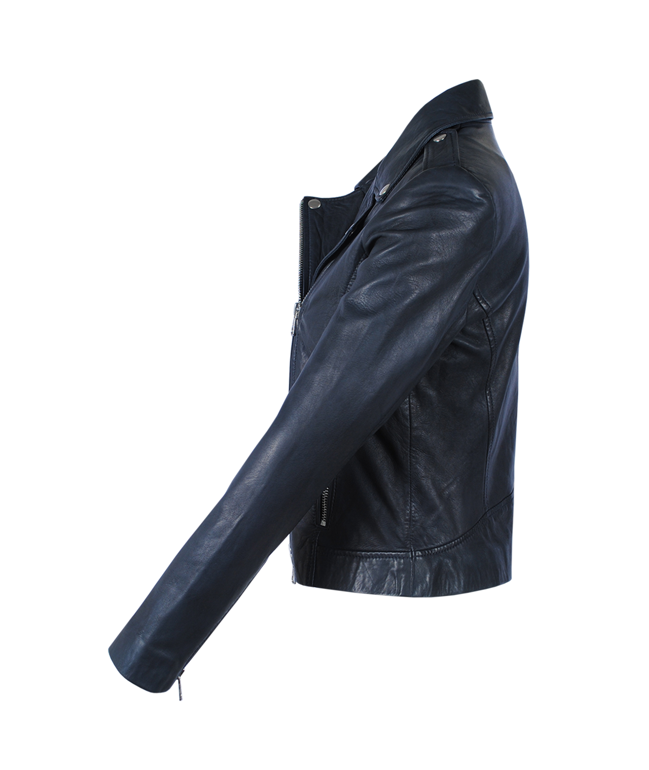 Lederjacke Tyler | nachtblau