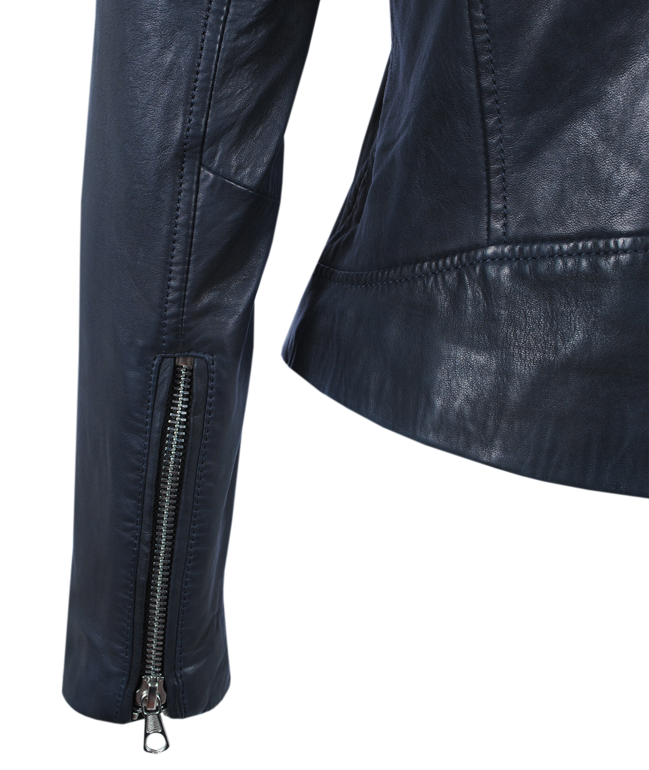Lederjacke Tyler | nachtblau