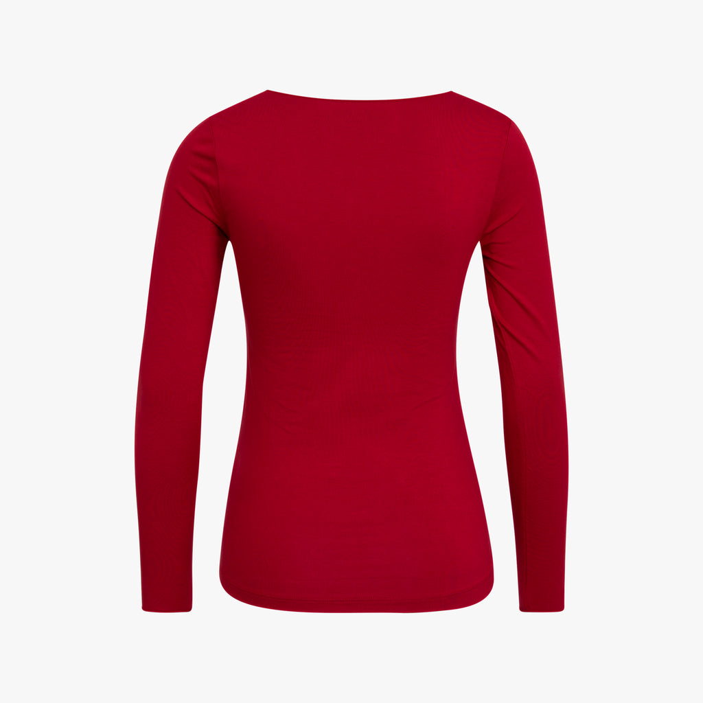 1/1 V-Shirt uni | rot