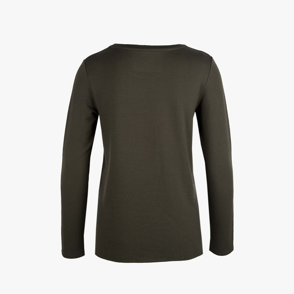 Majestic Shirt flauschig | dunkelgrün