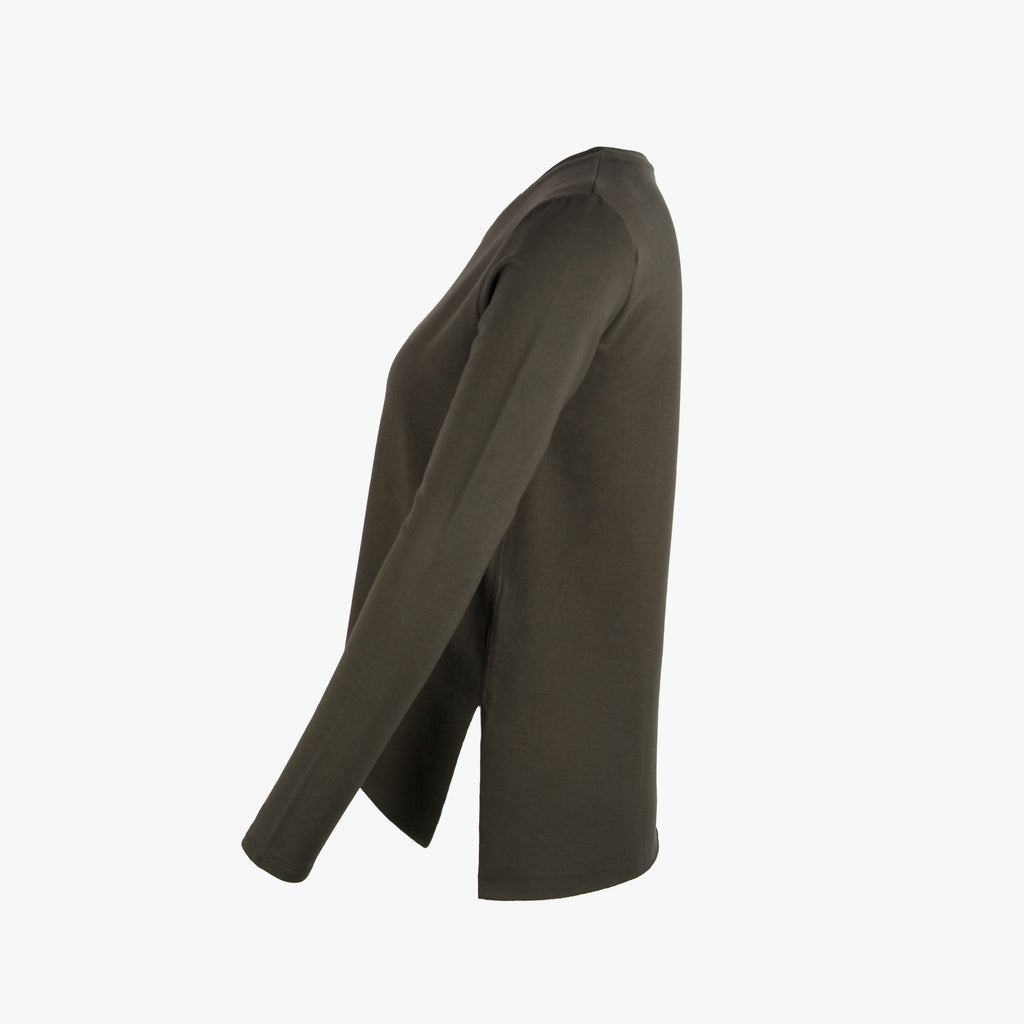 Majestic Shirt flauschig | dunkelgrün
