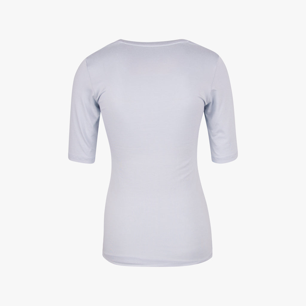 Majestick V-Shirt uni | hellblau