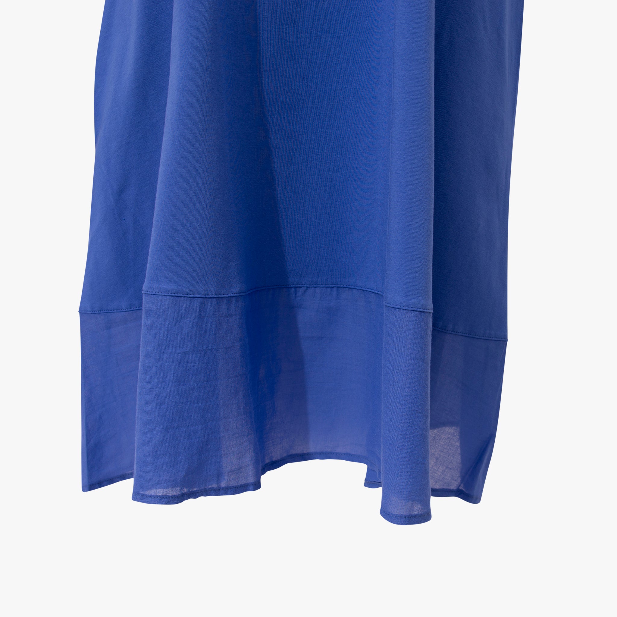Jerseykleid ausgestellt | blau