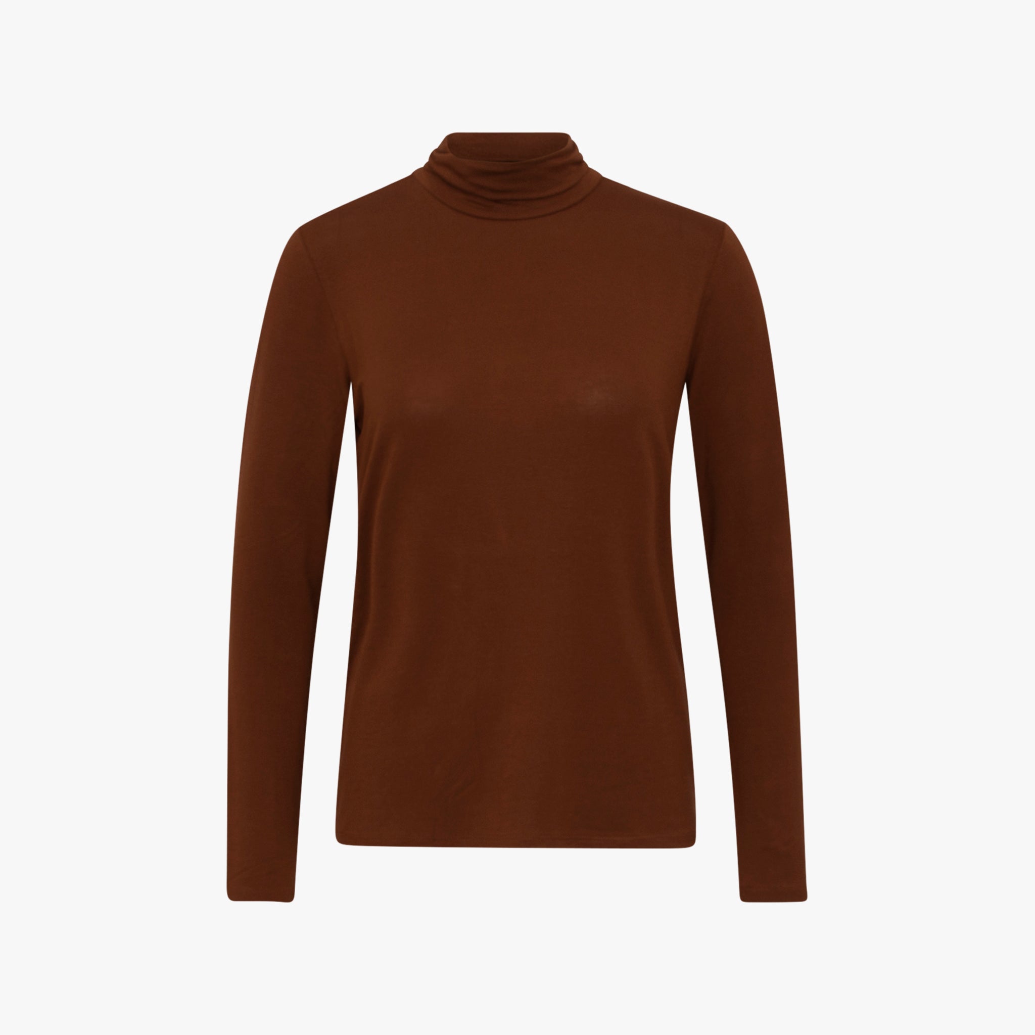 1/1 Rolli-Shirt uni | braun