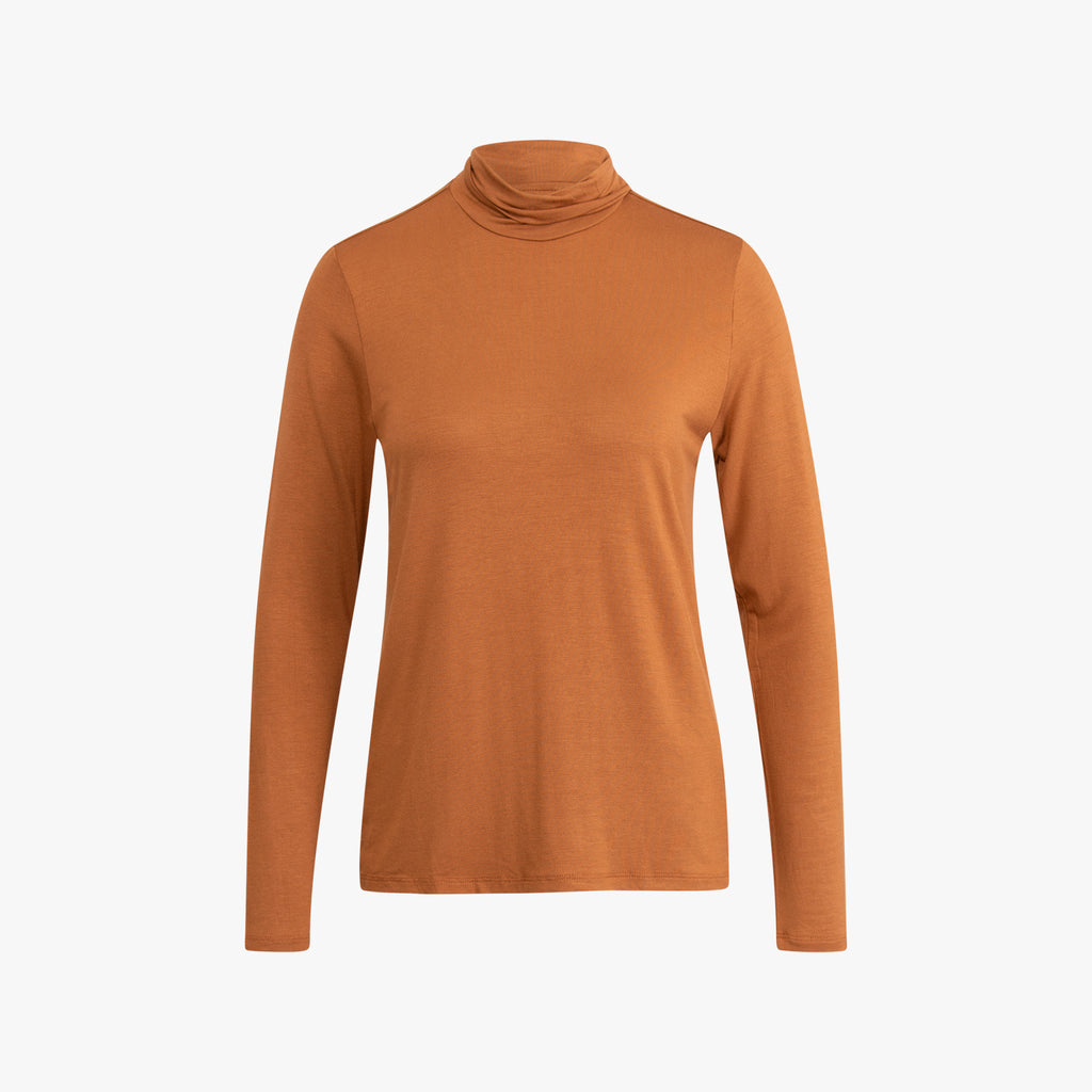 1/1 Rolli-Shirt uni | camel