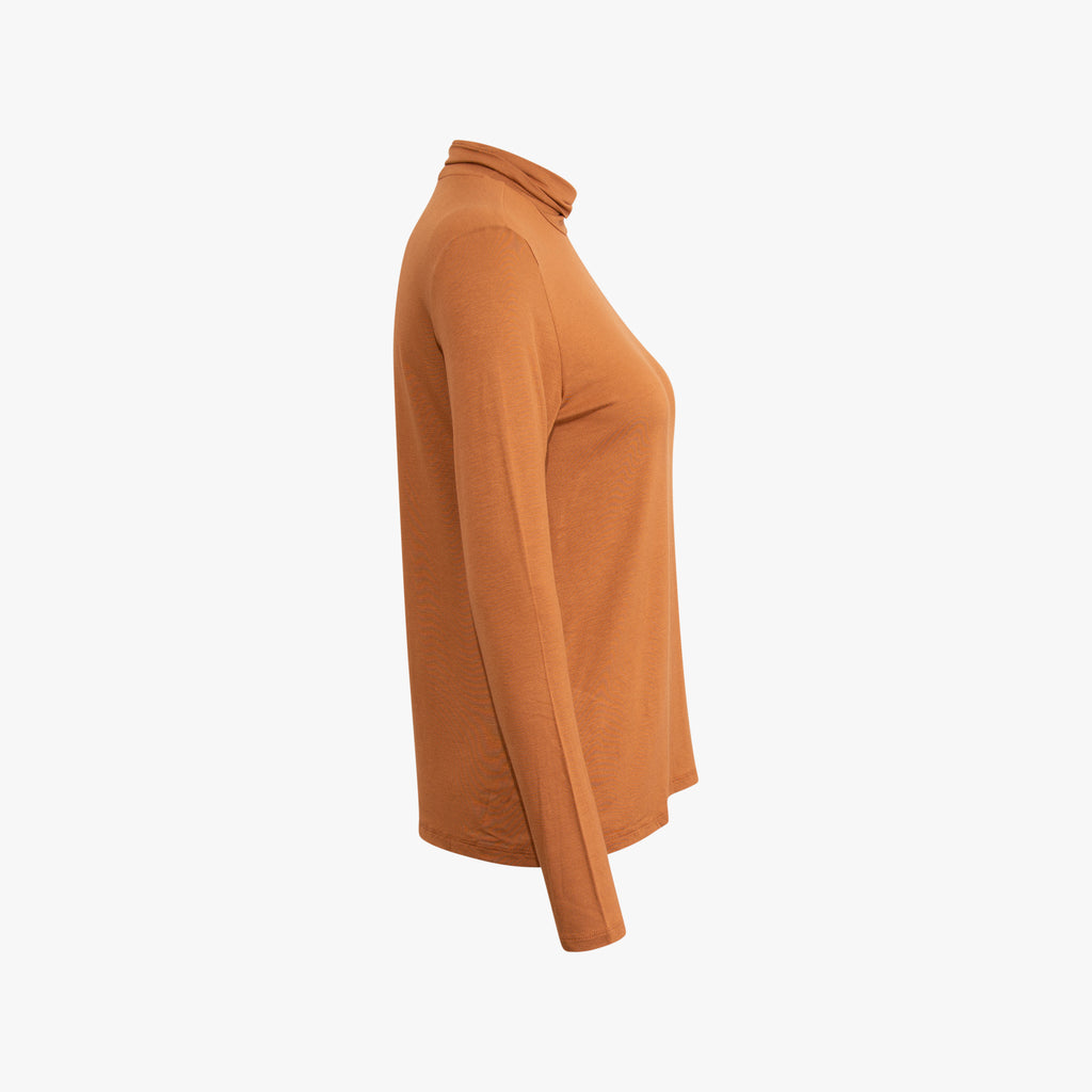 1/1 Rolli-Shirt uni | camel