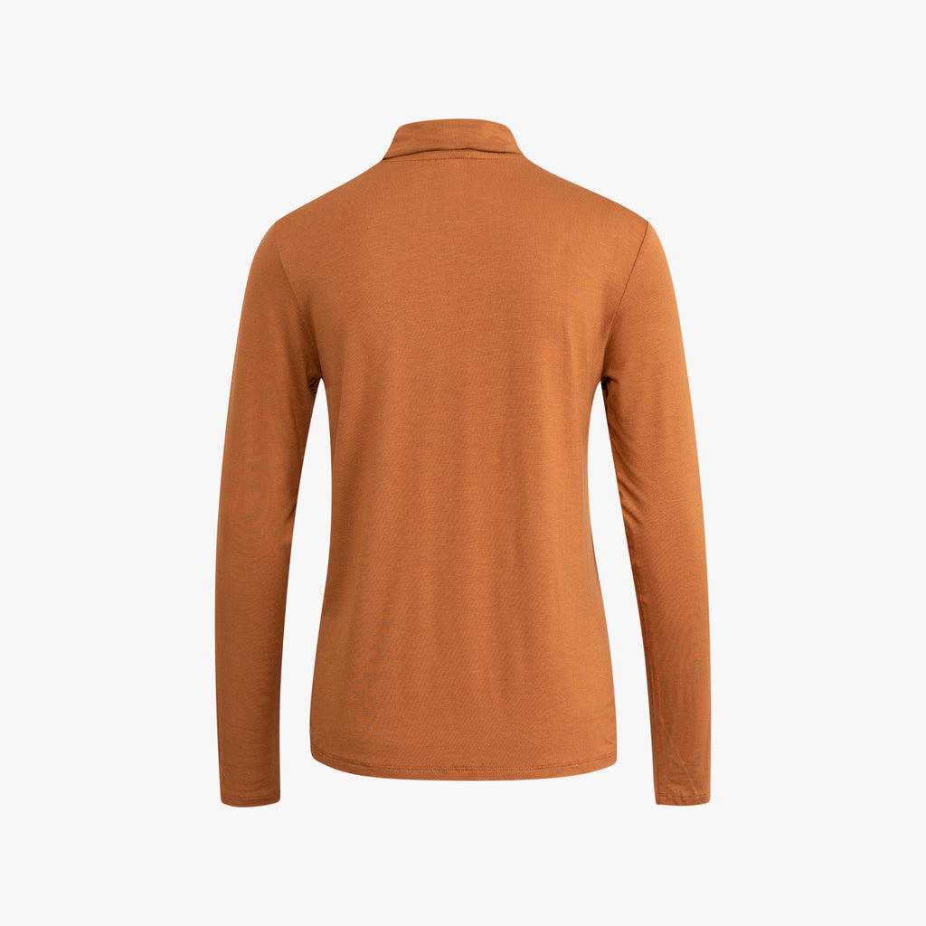 1/1 Rolli-Shirt uni | camel
