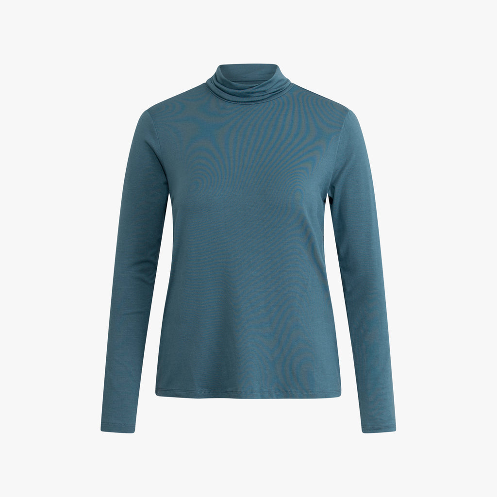 1/1 Rolli-Shirt uni | blau