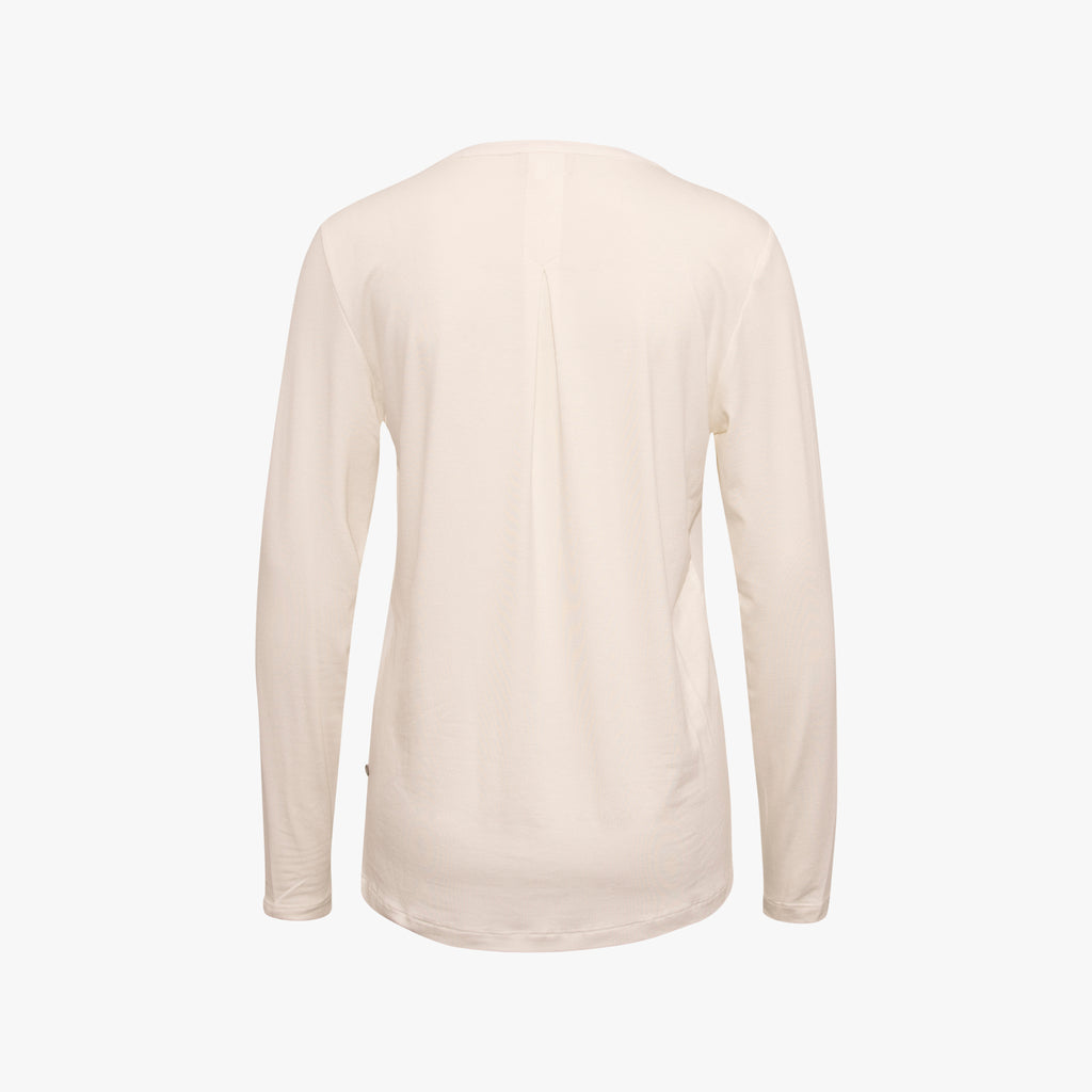 Blusenshirt Basic | offwhite