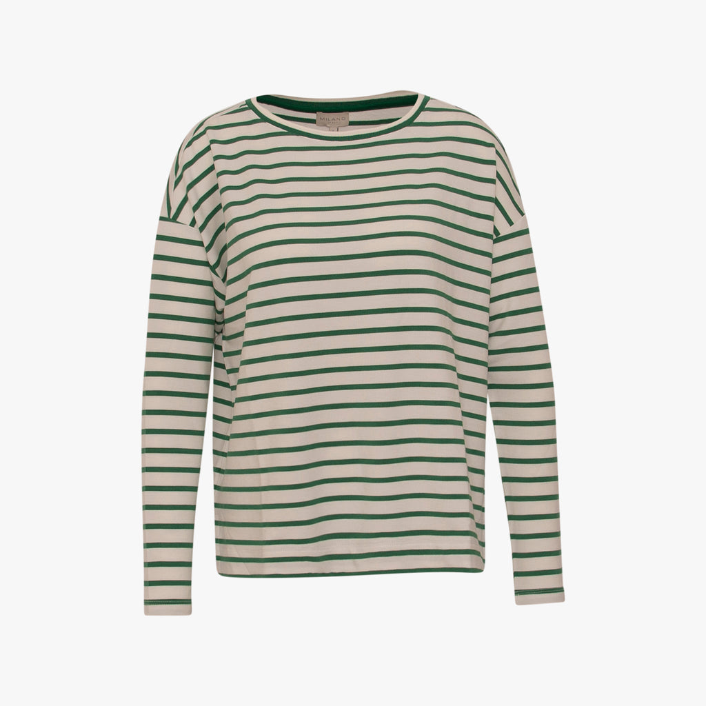 1/1 RH-Shirt Streifen | grün