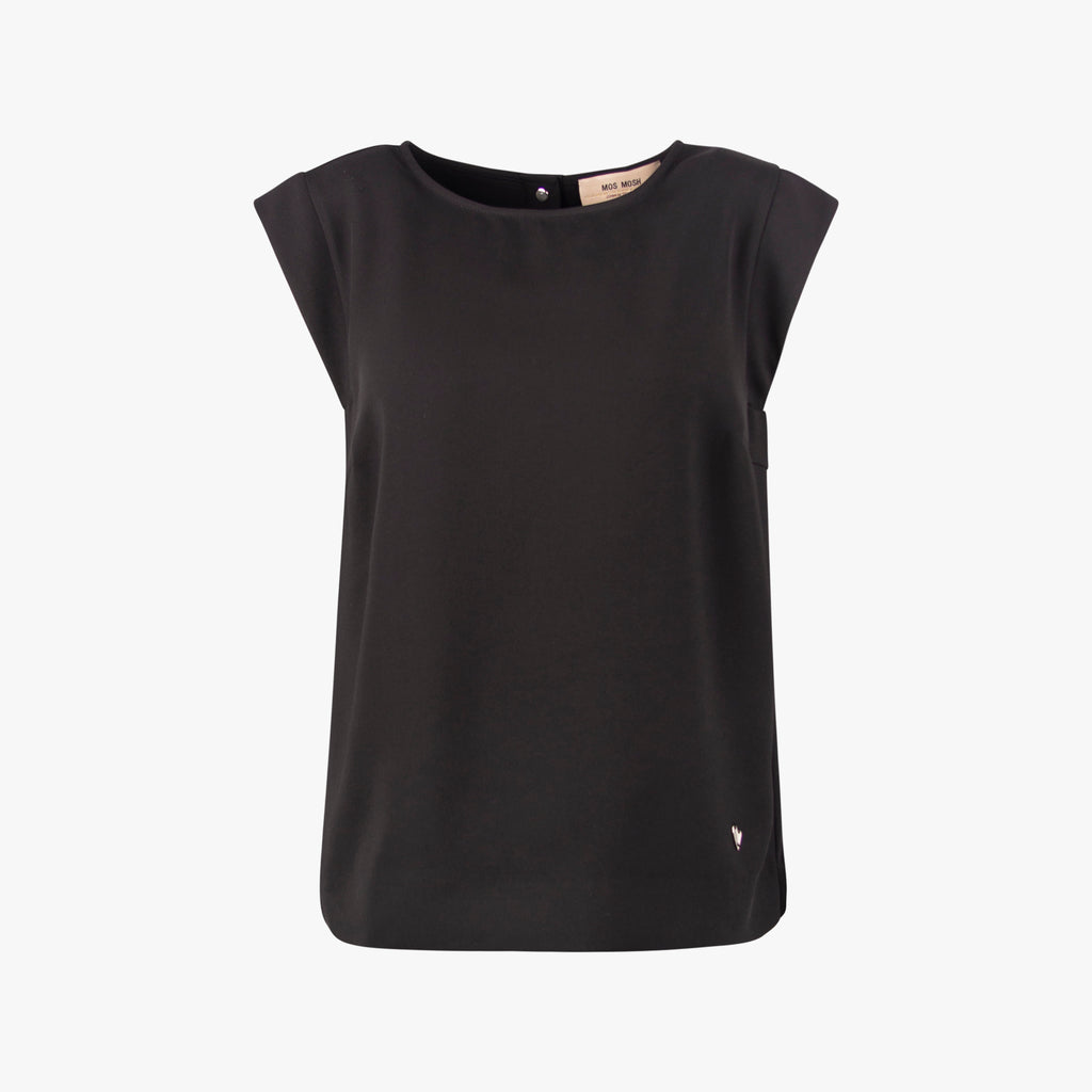 Mos Mosh Blusentop uni | schwarz