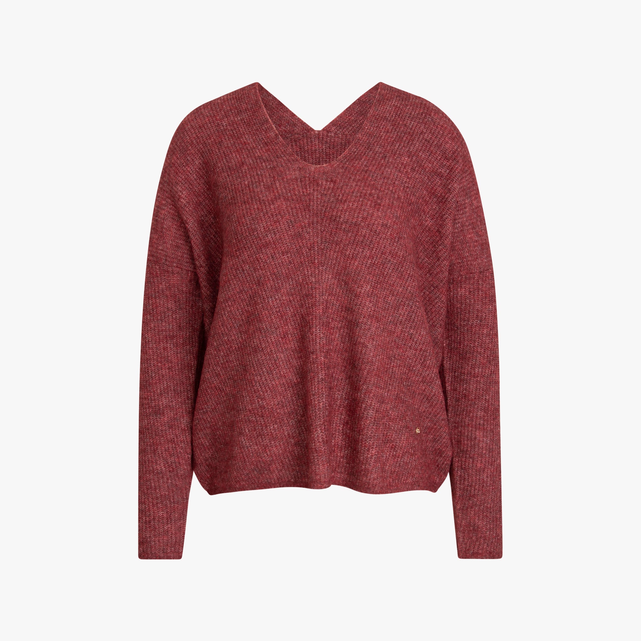 V-Pulli oversized | rot