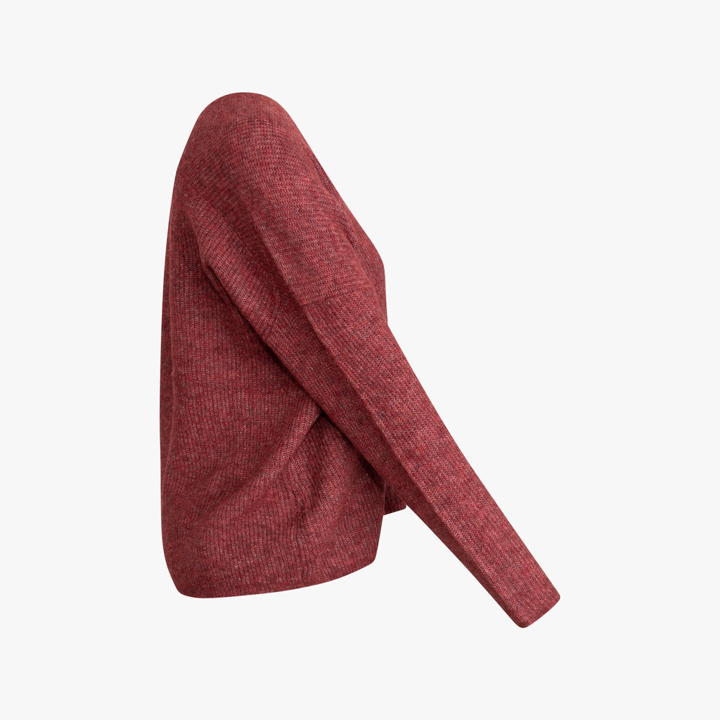 V-Pulli oversized | rot
