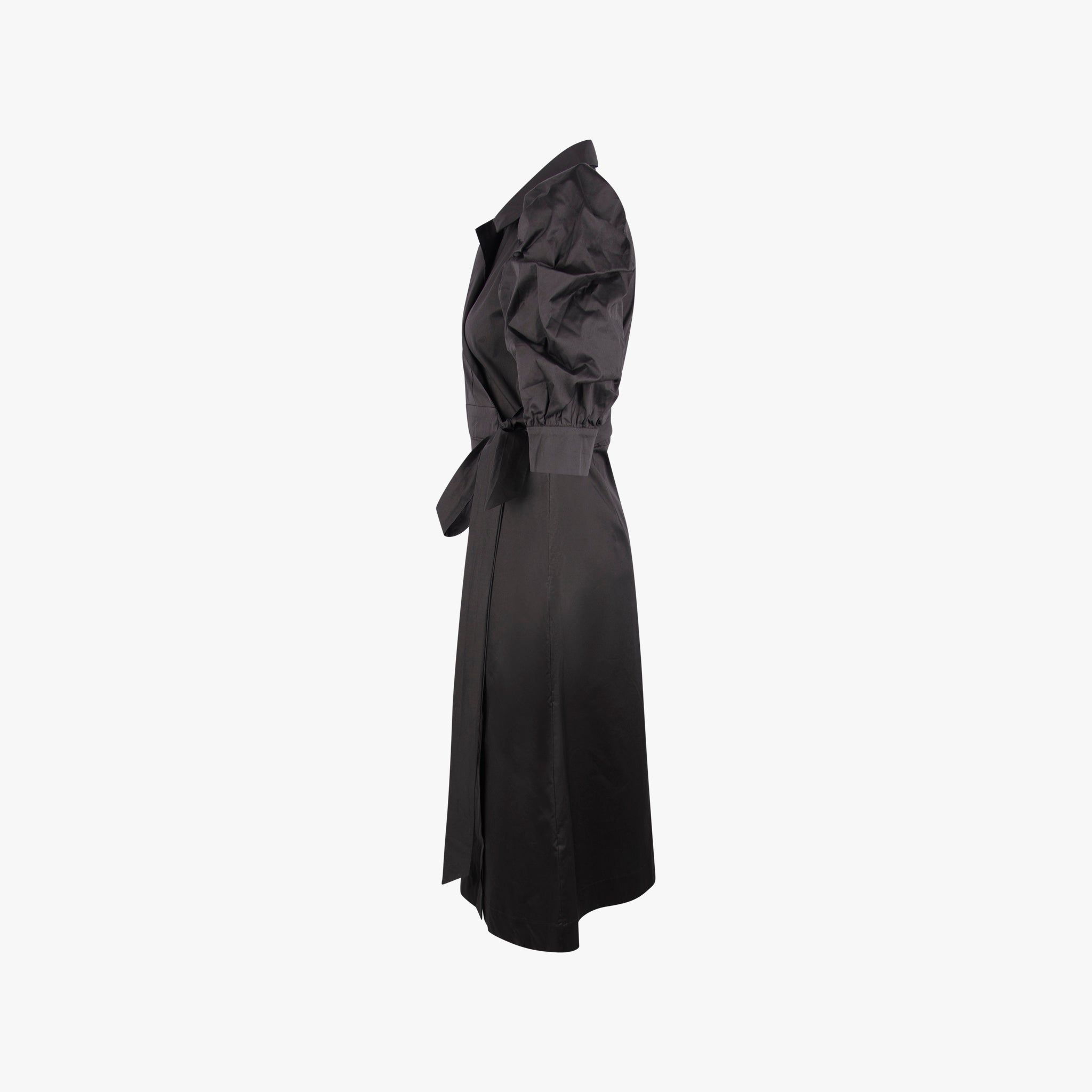 Munthe Anlasskleid Reycled Cotton | schwarz