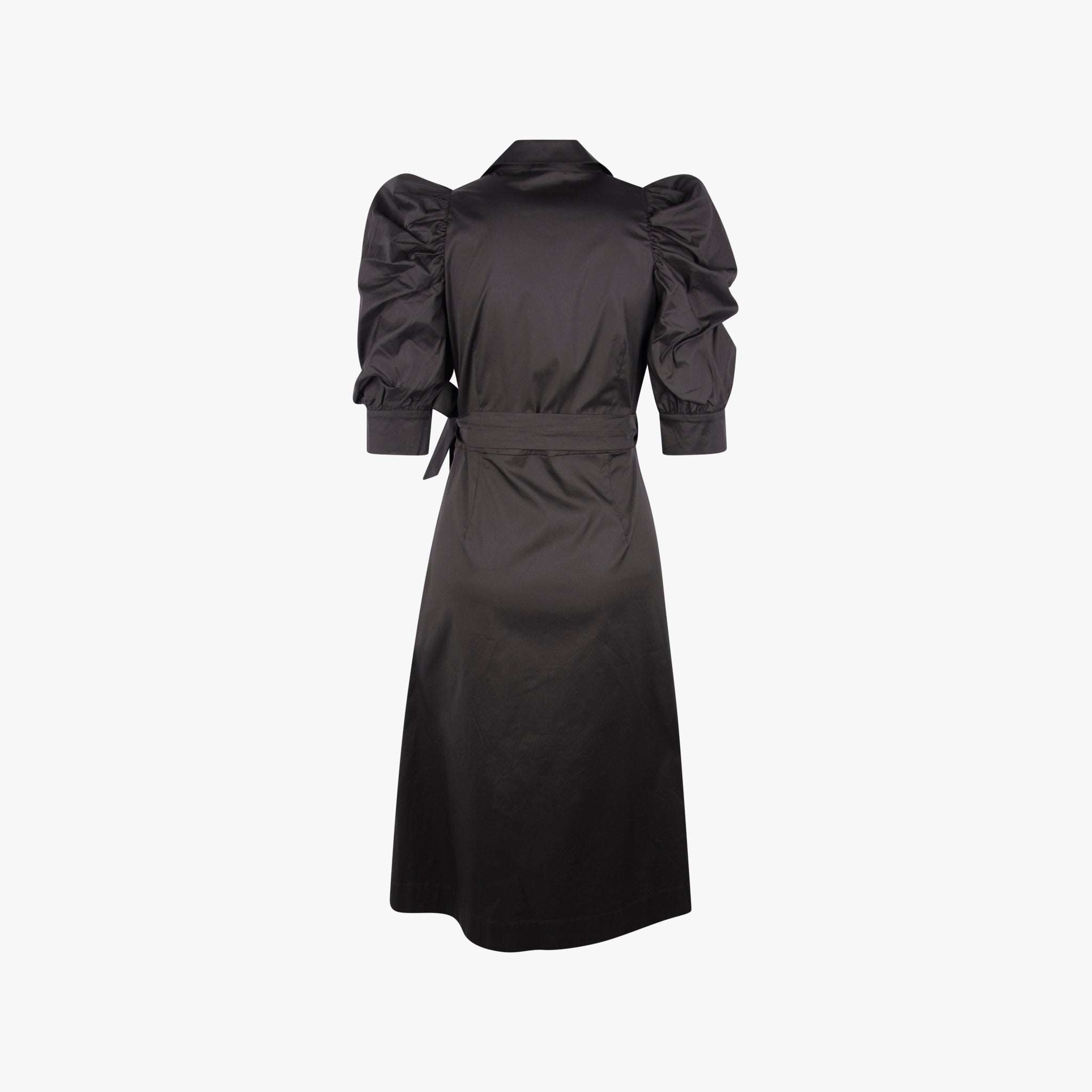 Munthe Anlasskleid Reycled Cotton | schwarz
