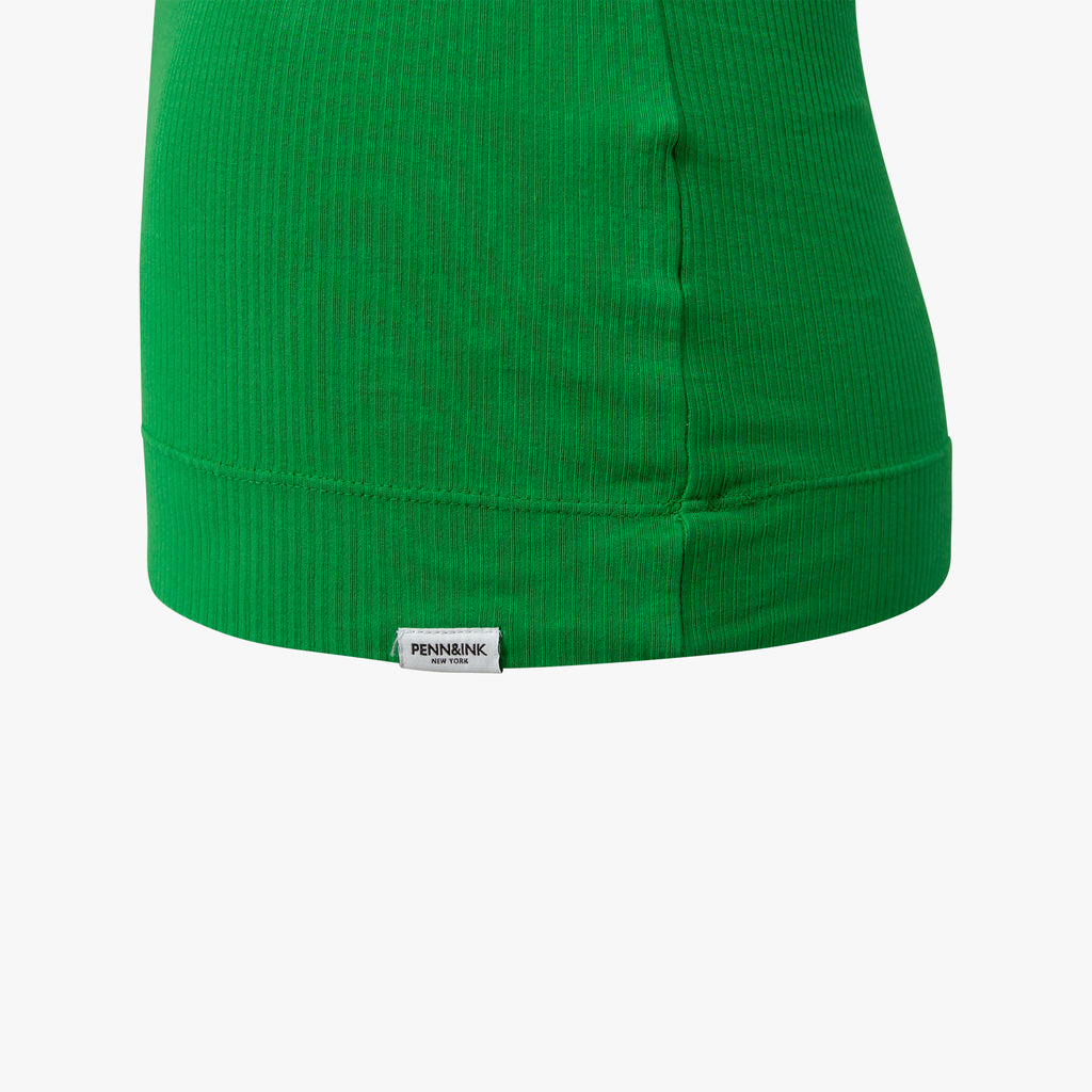 Rippentop uni | gras