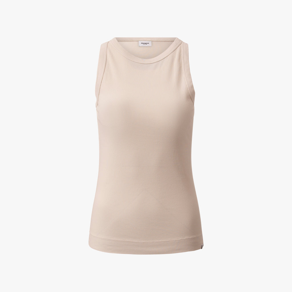 Rippentop uni | offwhite