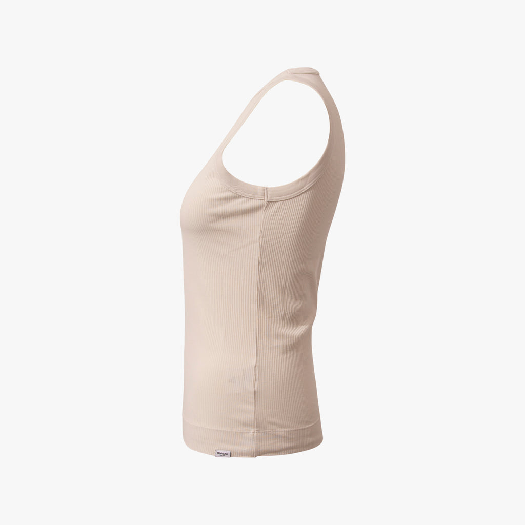 Rippentop uni | offwhite