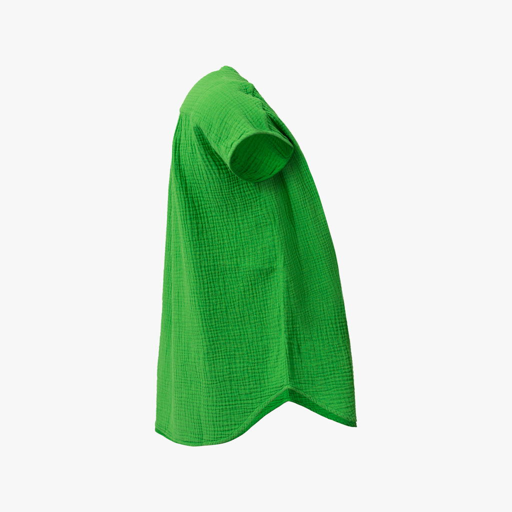 Schlupfbluse Musselin | gras