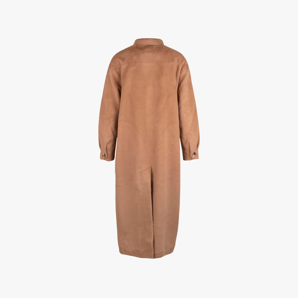 Ravina Mink Mantel Fakefur | zimt