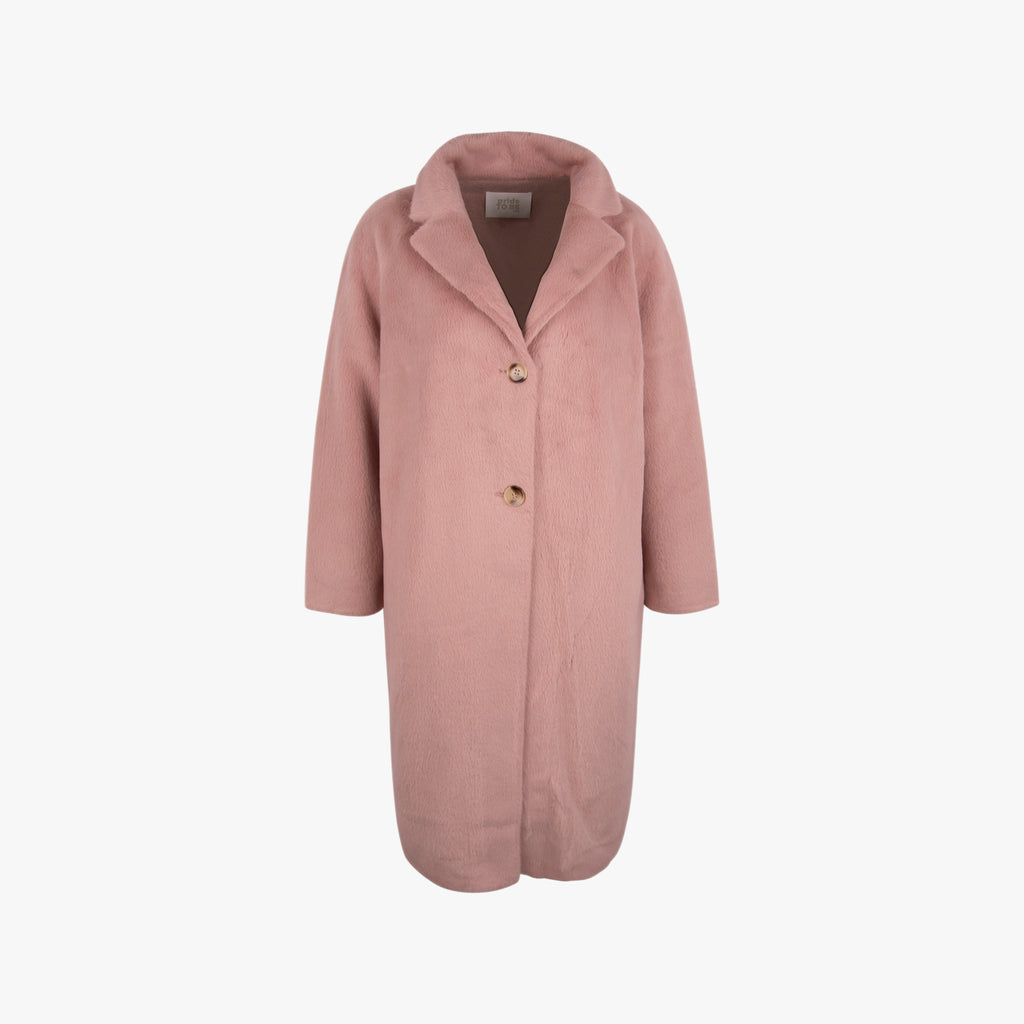 Romy Mink Jacke Fakefur | rose