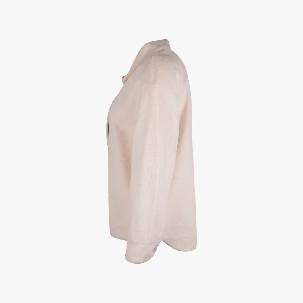 Ronja Mink Jacke Fakefur | creme