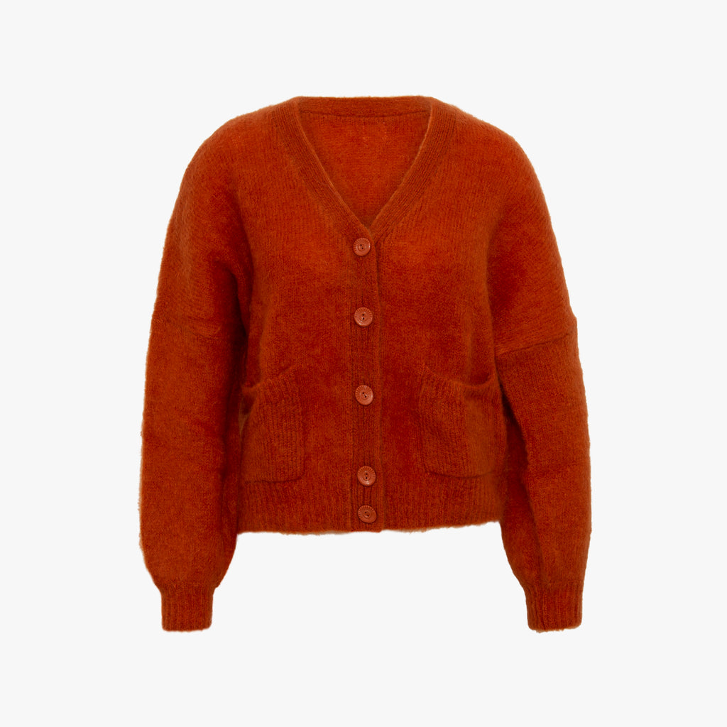 Cardigan 2T kurz | orange