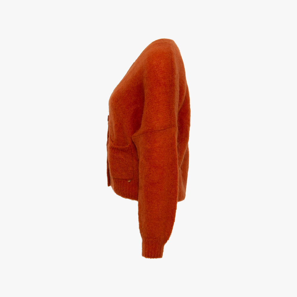 Cardigan 2T kurz | orange