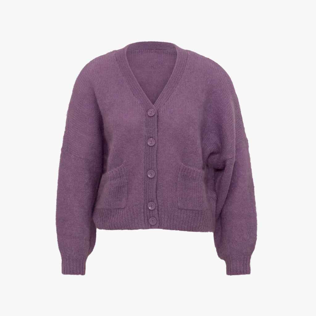 Cardigan 2T kurz | lila