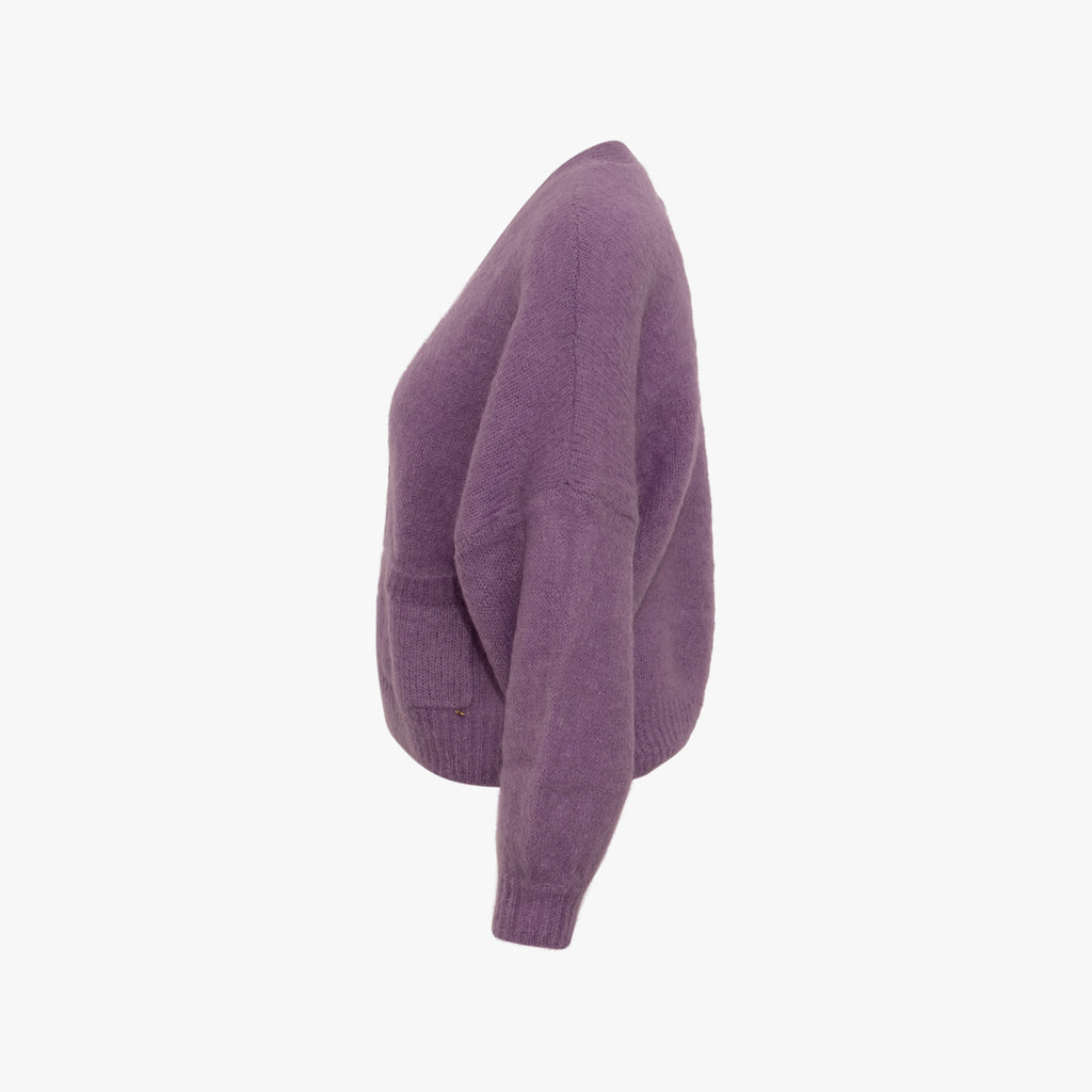 Cardigan 2T kurz | lila