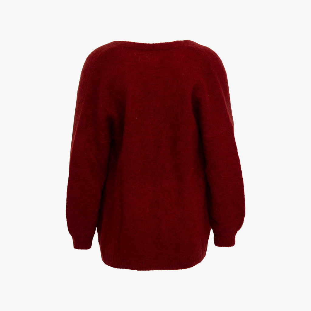 Cardigan 2T open | rot