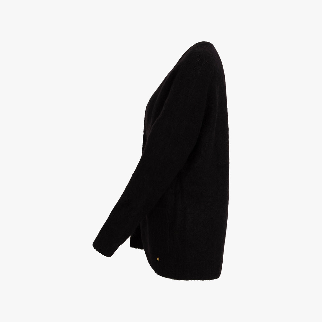 Cardigan 2T open | schwarz
