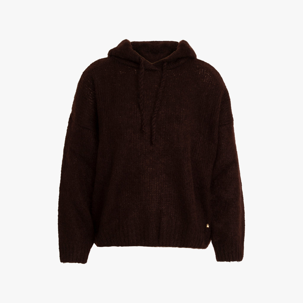 Hoodie | dunkelbraun