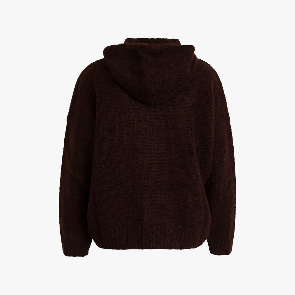 Hoodie | dunkelbraun
