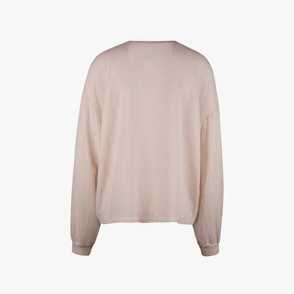 RH Blusenshirt Musselin | beige