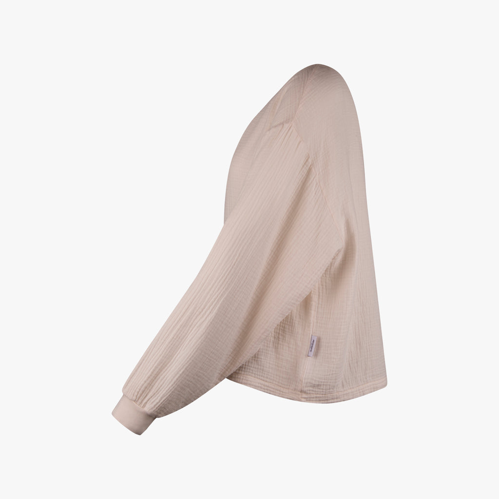 RH Blusenshirt Musselin | beige